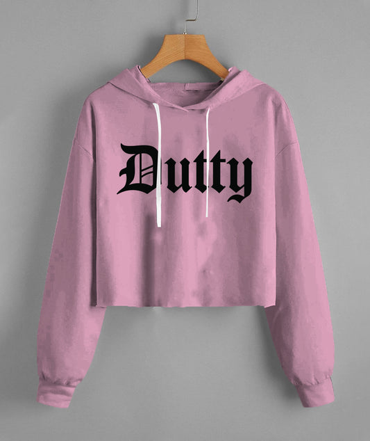 DUTTY Lady's Cropped Hoodie | Women